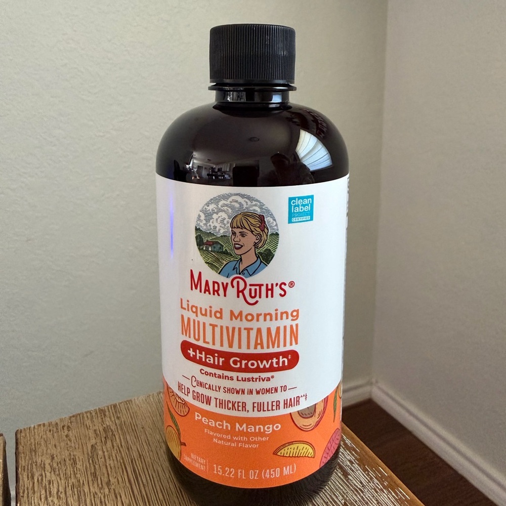 Liquid Morning Multivitamin - Peach Mango